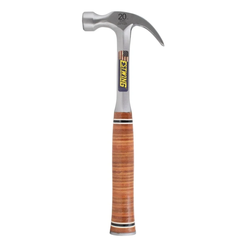 Estwing #E20C 20oz LEATHER GRIP CLAW HAMMER (566g)